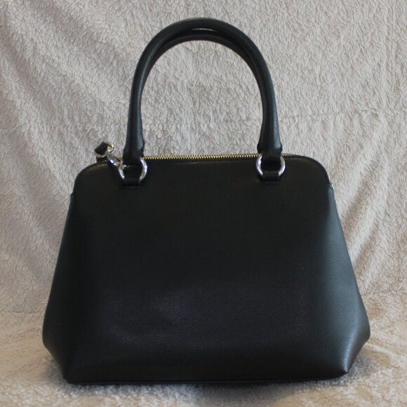 Calvin Klein Black Reese Top Handle Satchel - Picture 8 of 16